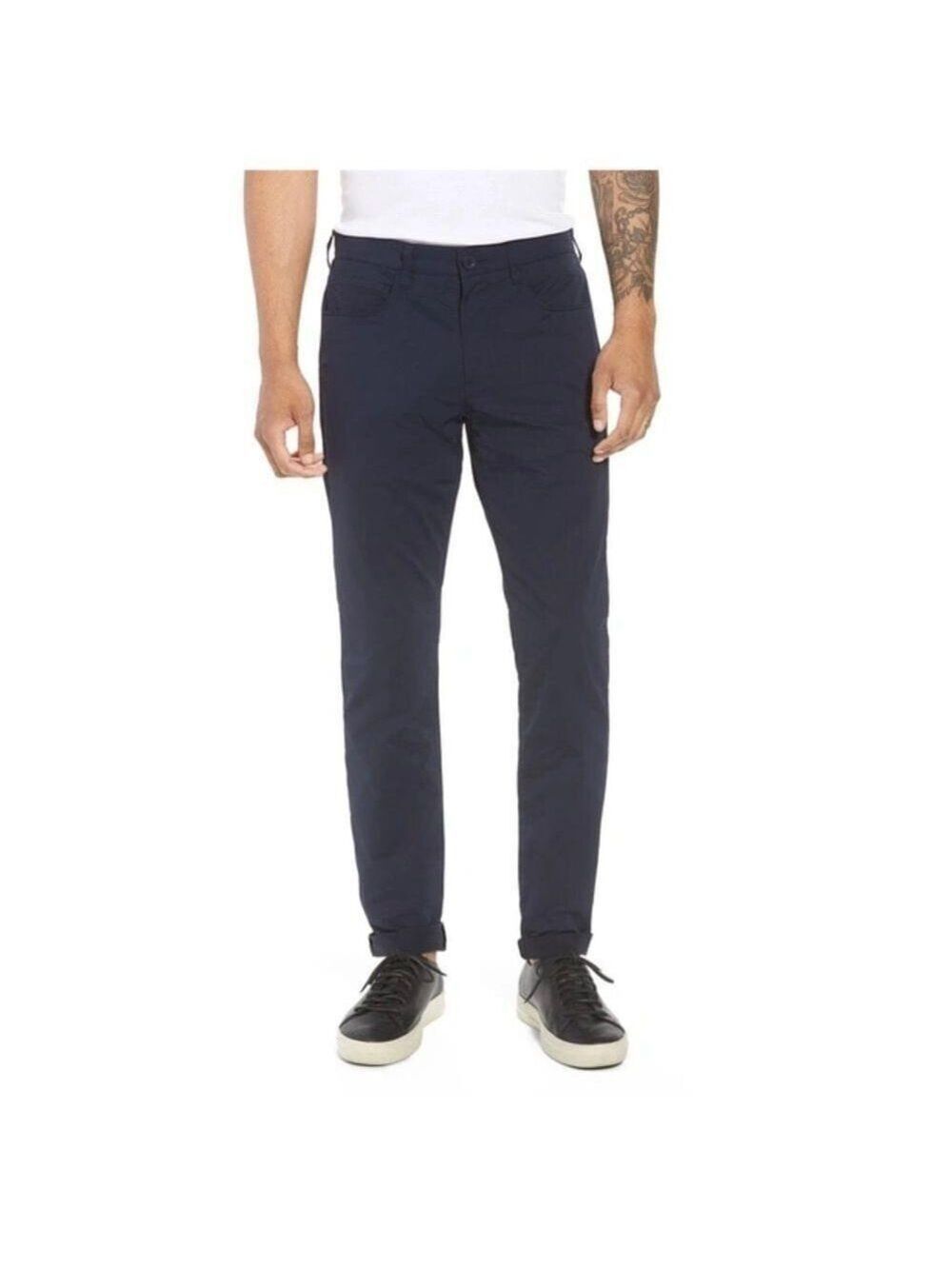 Vince Tech - 5 Pocket straight leg pants in new coastal size 32 navy